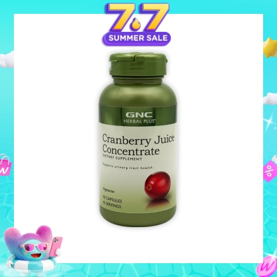 GNC - Herbal Plus® Cranberry Juice Concentrate Vegeterian Capsule 90s