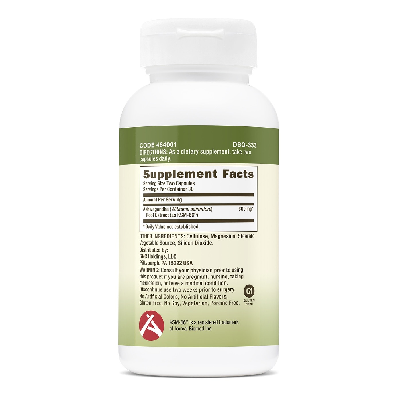 Ashwagandha 600mg Capsule 60s image
