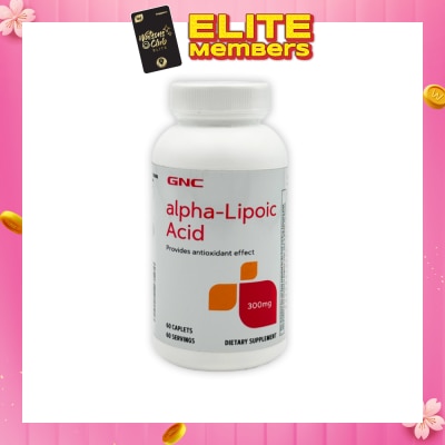 GNC Alpha-Lipoic Acid 300mg Caplet 60s