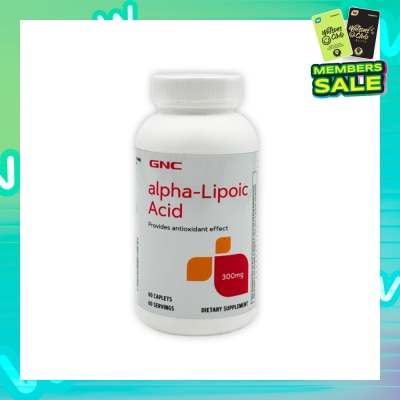 GNC Alpha-Lipoic Acid 300mg Caplet 60s