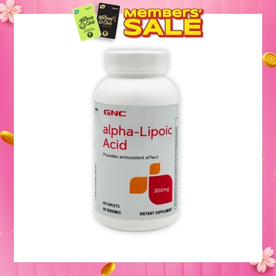GNC Alpha-Lipoic Acid 300mg Caplet 60s