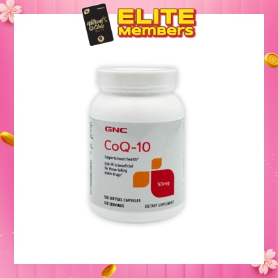 GNC CoQ-10 50mg Capsule 120s