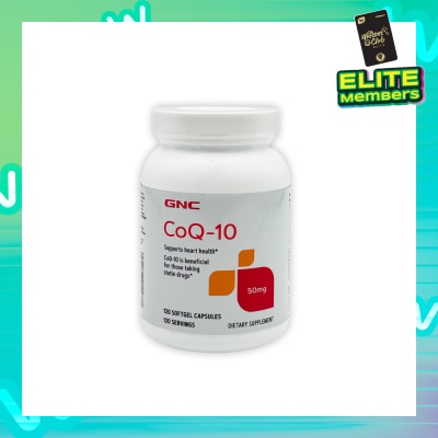 GNC CoQ-10 50mg Capsule 120s