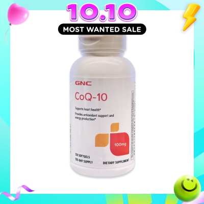 GNC Coq 10 100mg Capsule 120s image