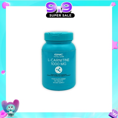 gnc total lean l carnitine 1000 Lean® L-Carnitine Tablets 1000mg Tablet 60s | Vitamins & Supplements enfermedad del higado Color:Mint Silk correct syringe for b12