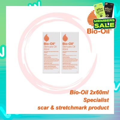BIO-OIL BIO-OIL SKIN CARE OIL 2X60ML
