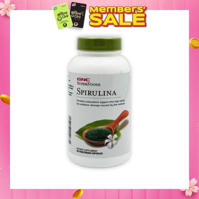 GNC SuperFoods Spirulina Capsule 90s (Expiry: Sep`2026)