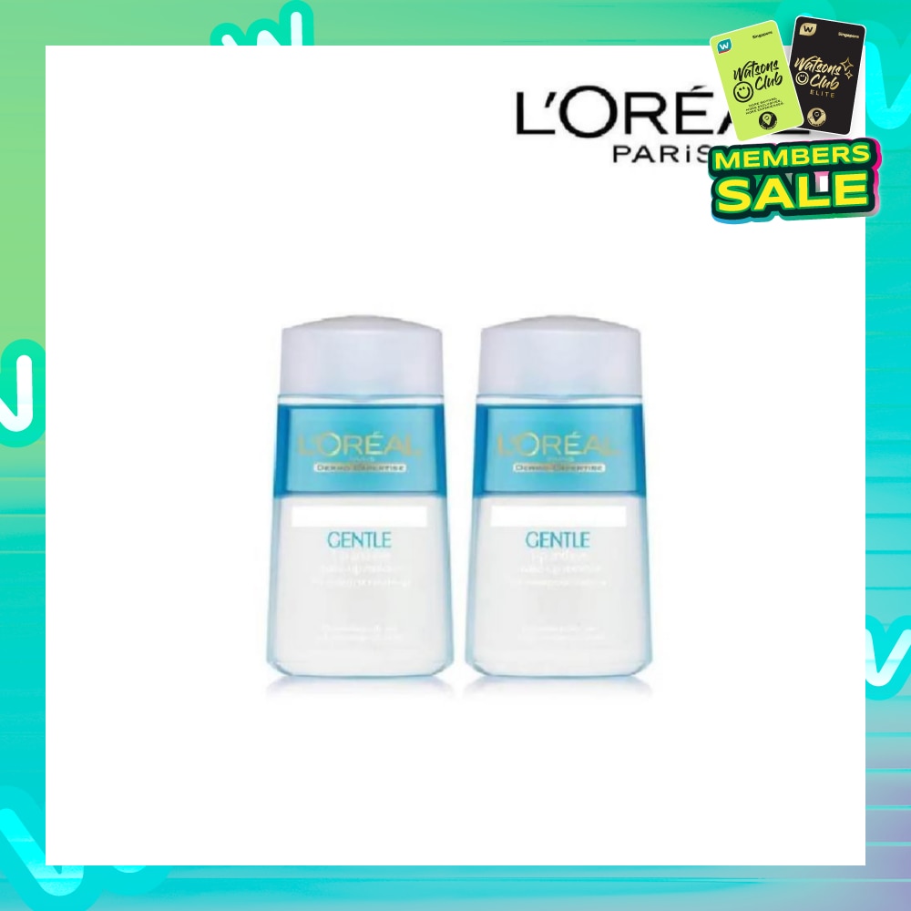 Gentle Lip & Eye Makeup Remover Twinpack 125ml x 2s