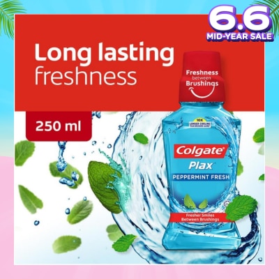 COLGATE Plax Mouthwash Peppermint 250ml