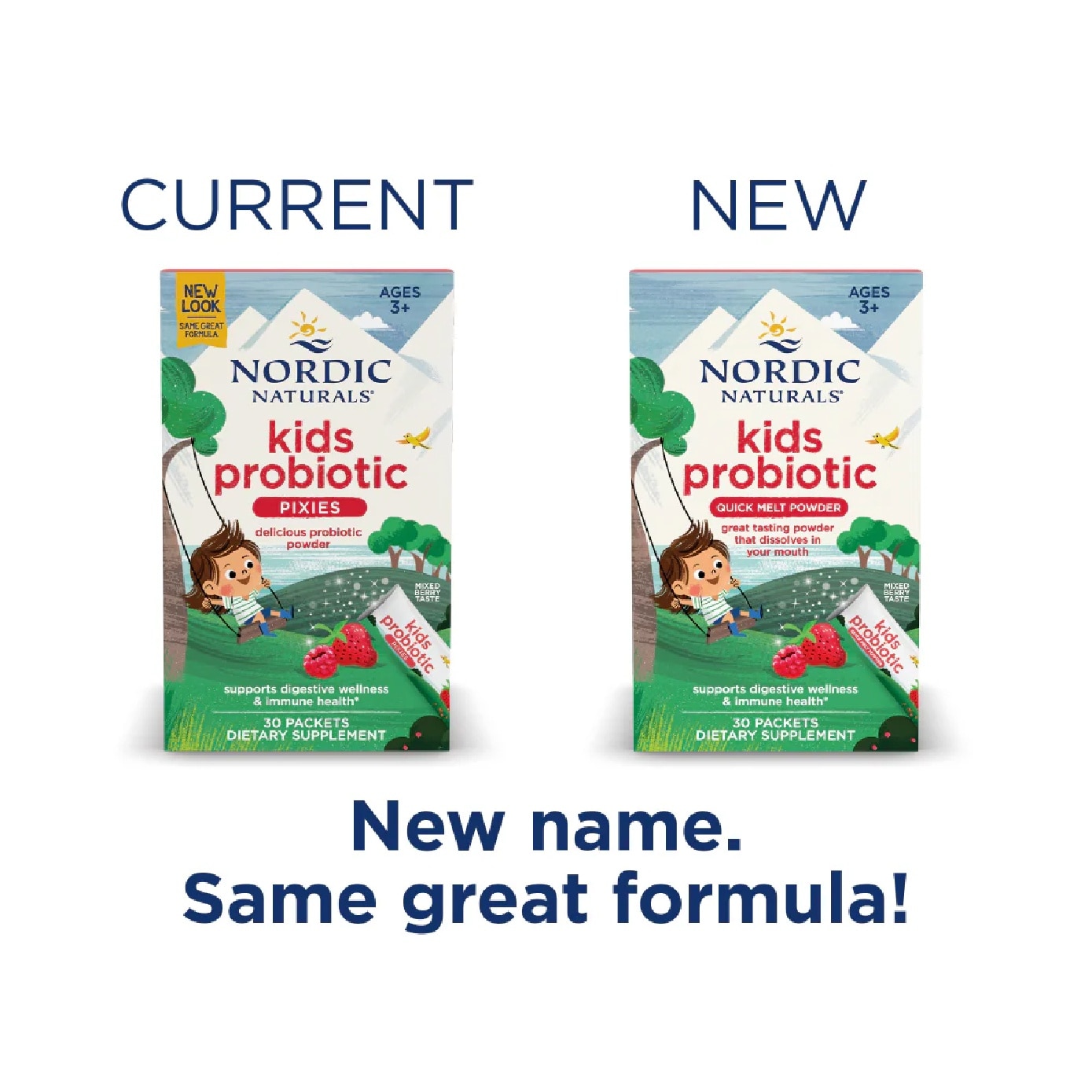 Kids Probiotic Quick Melt Powder Mixed Berry Taste Sachet 30s