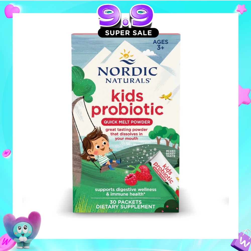 Kids Probiotic Quick Melt Powder Mixed Berry Taste Sachet 30s image