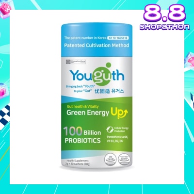 YOUGUTH PROBIOTICS Green Energy Up 30s