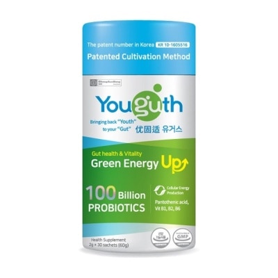 YOUGUTH PROBIOTICS Green Energy Up 30s