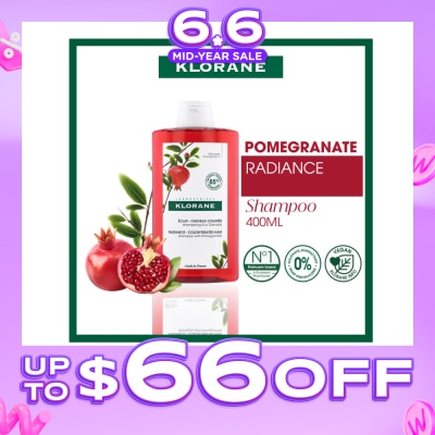 KLORANE - Radiance - Color-Treated Hair Pomegranate Shampoo (To Protects & Prolongs Colour Radiance) 400ml