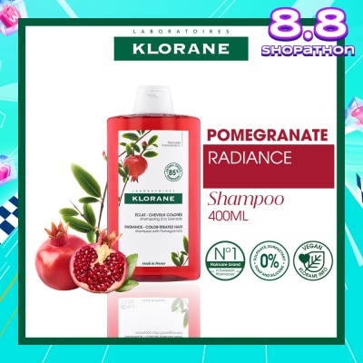 KLORANE Radiance - Color-Treated Hair Pomegranate Shampoo (To Protects & Prolongs Colour Radiance) 400ml
