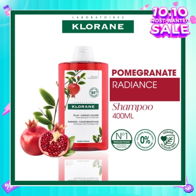 KLORANE Radiance - Color-Treated Hair Pomegranate Shampoo (To Protects & Prolongs Colour Radiance) 400ml