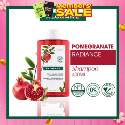KLORANE Radiance - Color-Treated Hair Pomegranate Shampoo (To Protects & Prolongs Colour Radiance) 400ml