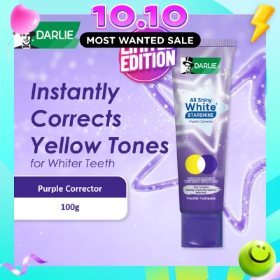 DARLIE All Shiny White Star Shine Purple Corrector Toothpaste Limited Edition 100g image