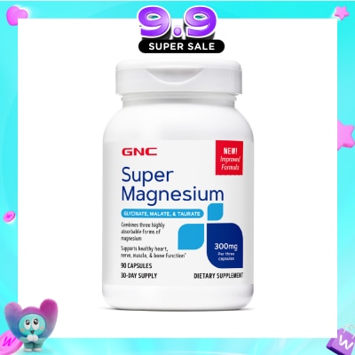 GNC - Super Magnesium 300mg Capsule 90s image