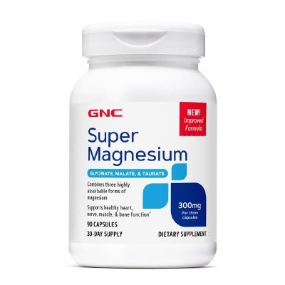 GNC [CNY] Super Magnesium 300mg Capsule 90s