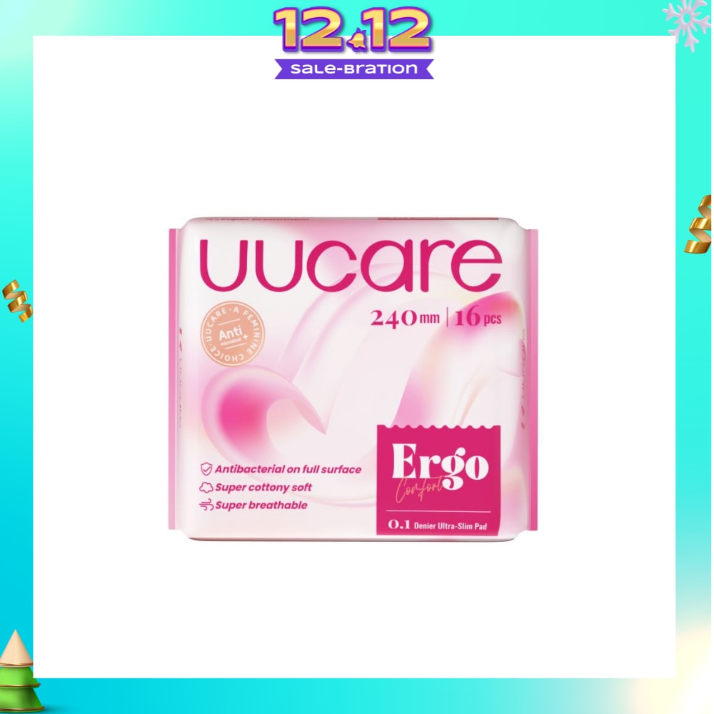 Ergo Comfort 0.1 Denier Ultra-Slim Sanitary Pad 24cm 16s