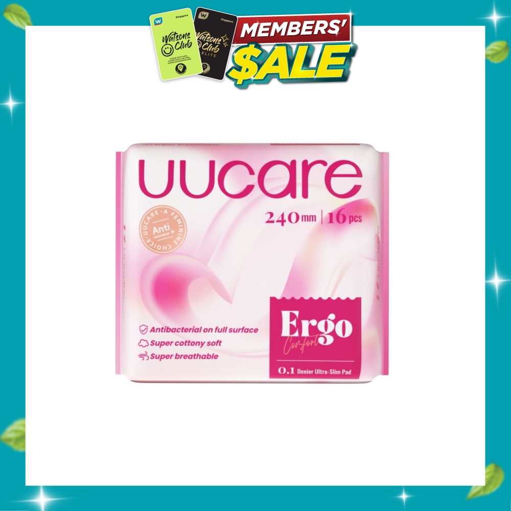 Ergo Comfort 0.1 Denier Ultra Slim Sanitary Pad 24cm 16s (Expiry: Jul`2027) image