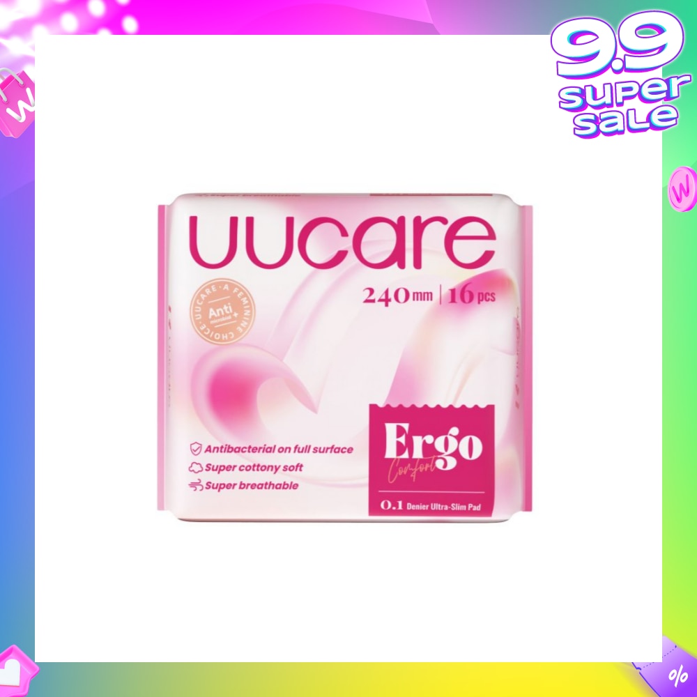 Ergo Comfort 0.1 Denier Ultra-Slim Sanitary Pad 24cm 16s