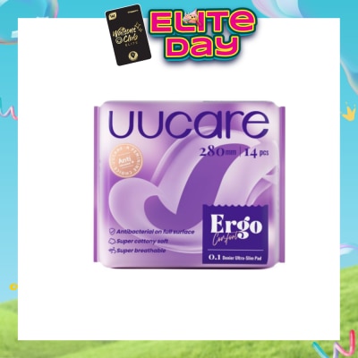 UUCare® - Ergo Comfort 0.1 Denier Ultra-Slim Sanitary Pad 28cm 14s
