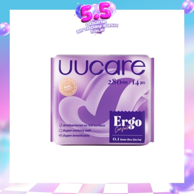 UUCare® - Ergo Comfort 0.1 Denier Ultra-Slim Sanitary Pad 28cm 14s