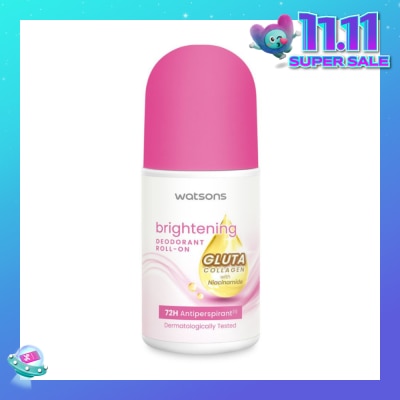 WATSONS Gluta Collagen With Niacinamide Brightening Deodorant Roll-On 50ml