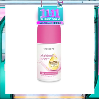 WATSONS Gluta Collagen With Niacinamide Brightening Deodorant Roll On 50ml image