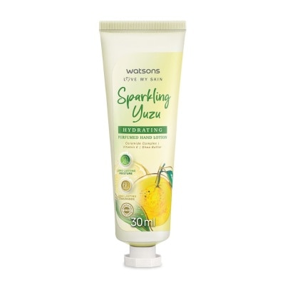 WATSONS Sparkling Yuzu Hydrating Perfumed Hand Lotion (Long Lasting Moisture & Fragrance) 30ml