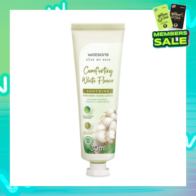 WATSONS Comforting White Flower Soothing Perfumed Hand Lotion (Long Lasting Moisture & Fragrance) 30ml