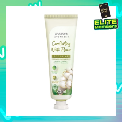 WATSONS Comforting White Flower Soothing Perfumed Hand Lotion (Long Lasting Moisture & Fragrance) 30ml