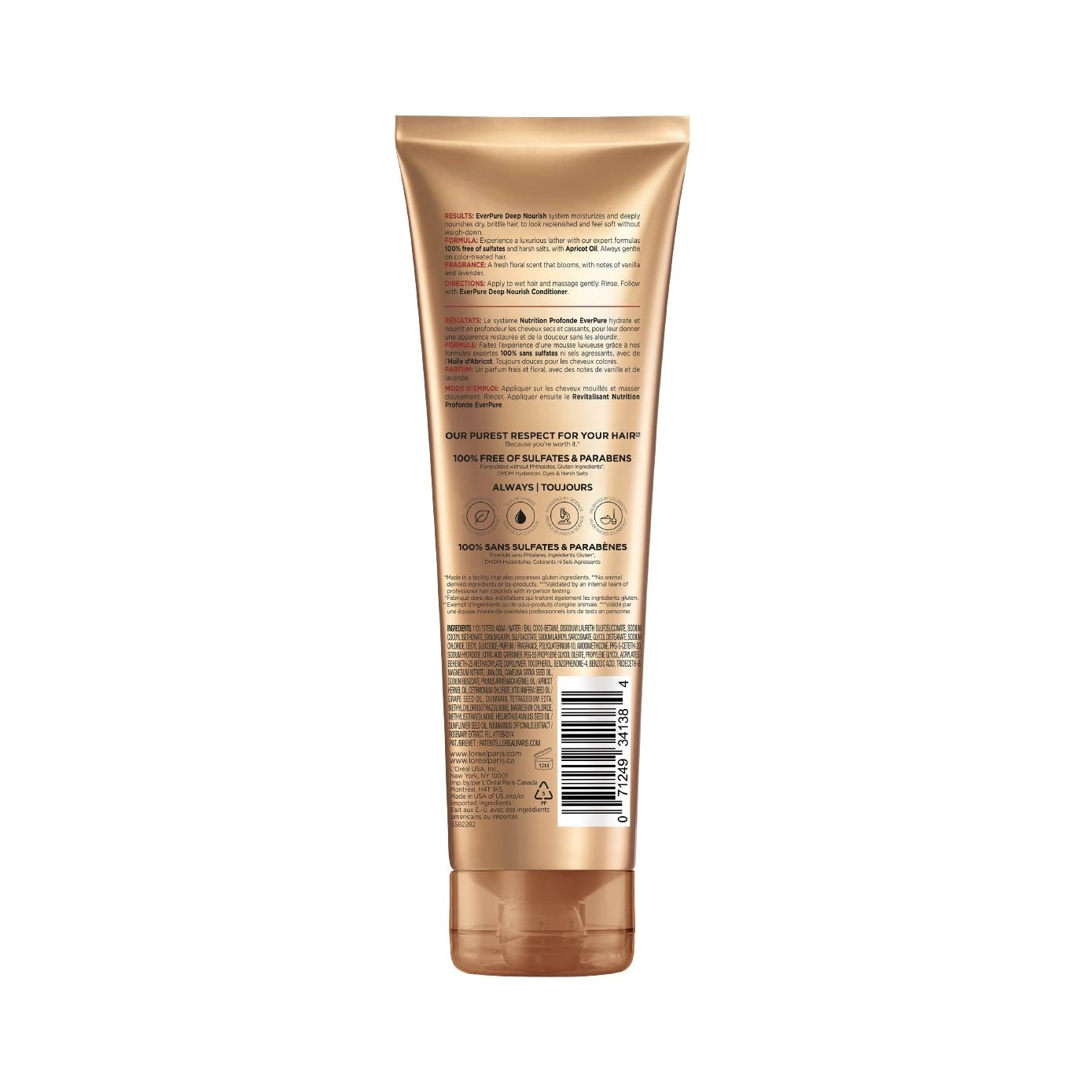 EverPure Deep Nourish Sulfate-free Shampoo (For Dry & Unruly Hair) 250ml image