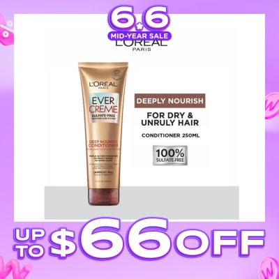 LOREAL PARIS HAIR EXPERT - EverCreme Deep Nourish Sulfate-free Conditioner (For Dry & Unruly Hair) 250ml