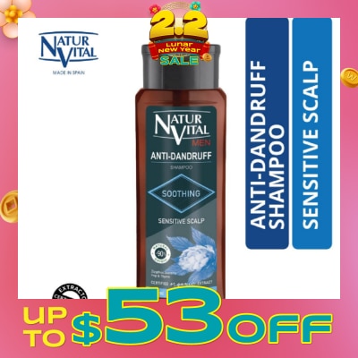 NATURVITAL Anti-Dandruff Shampoo (Normal Hair) 300ml