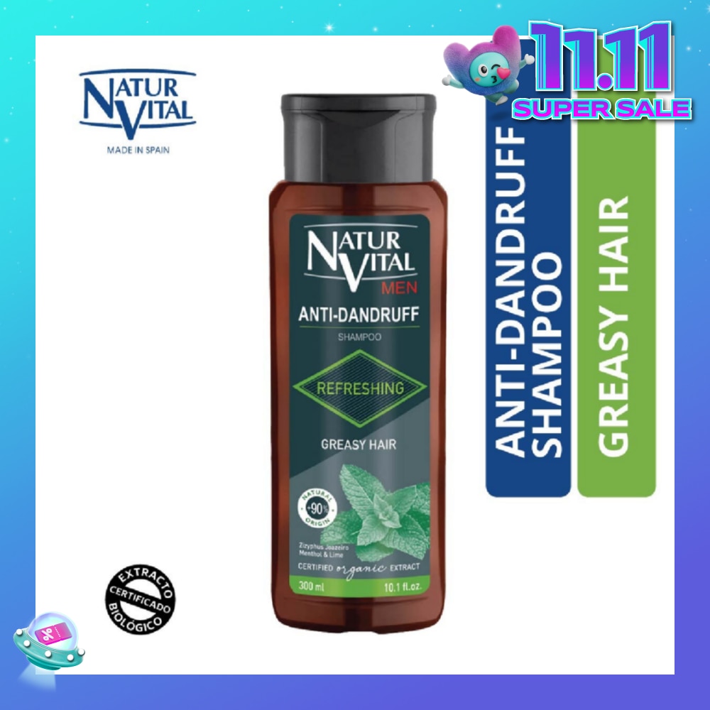 Anti-Dandruff Shampoo (Greasy Hair) 300ml