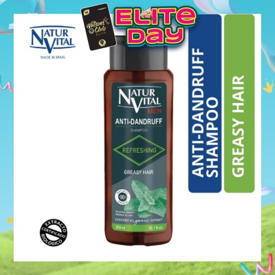 NATURVITAL - Anti-Dandruff Shampoo (Greasy Hair) 300ml