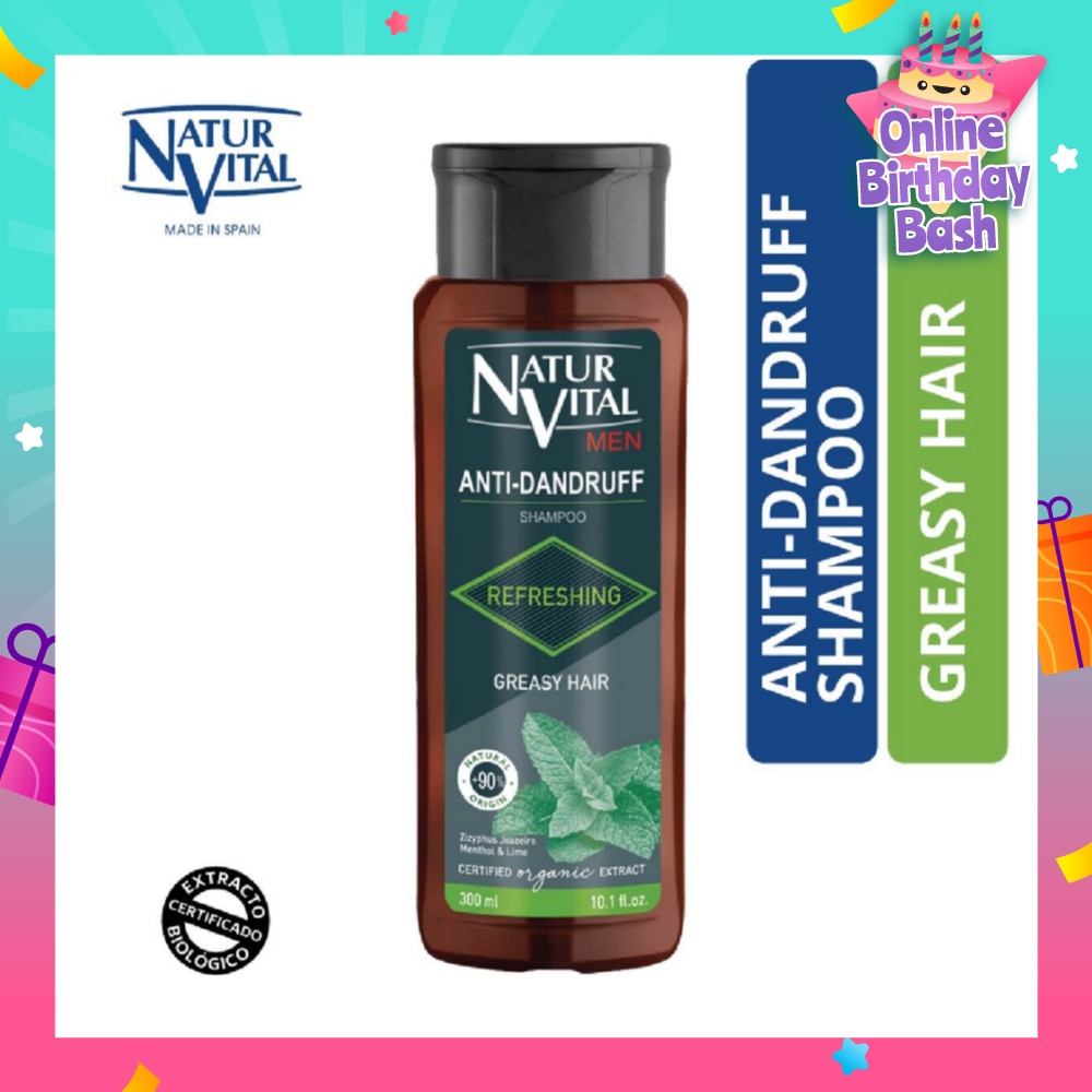 Anti-Dandruff Shampoo (Greasy Hair) 300ml