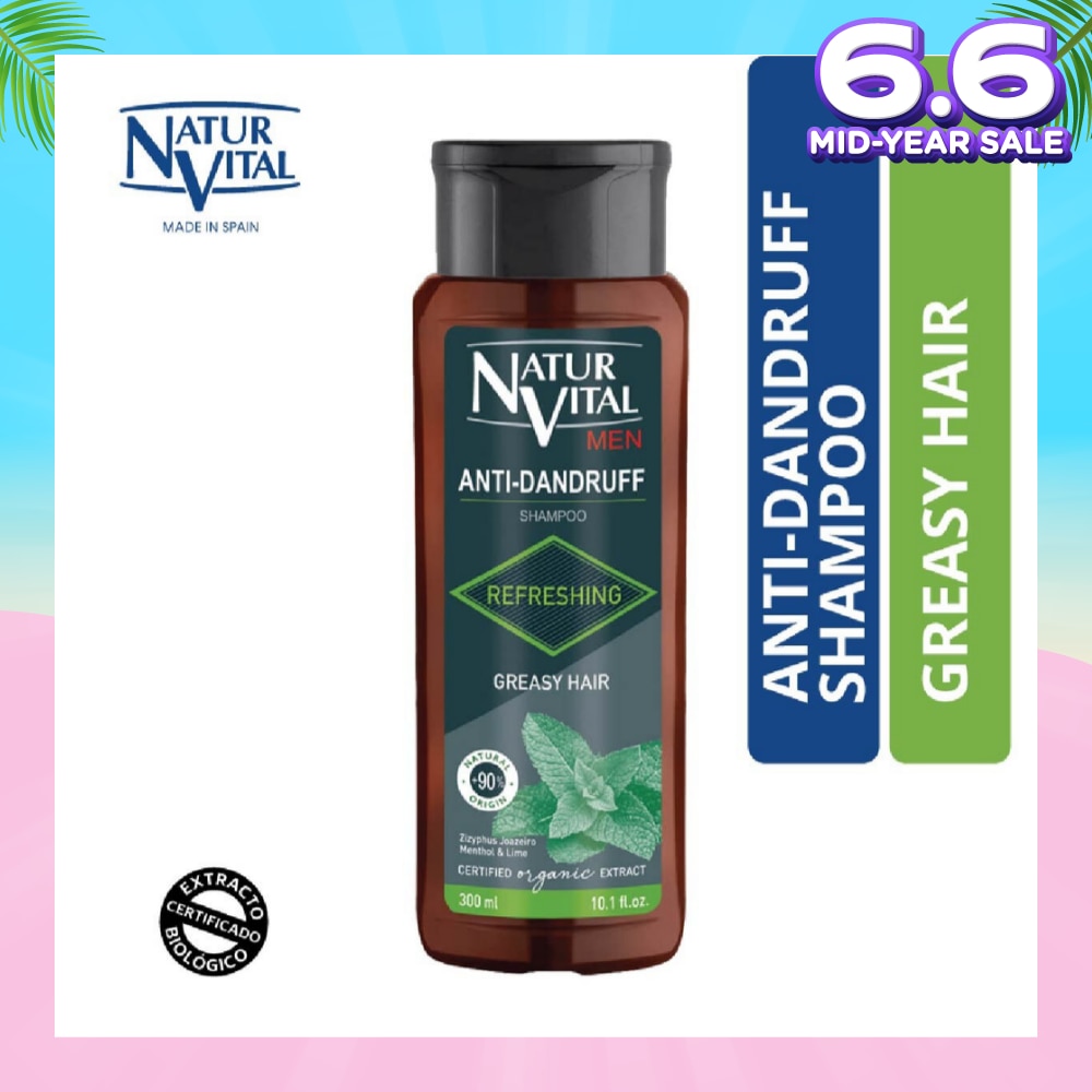 Anti-Dandruff Shampoo (Greasy Hair) 300ml