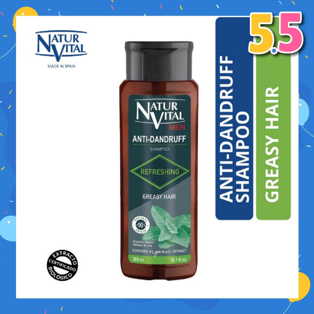 Anti-Dandruff Shampoo (Greasy Hair) 300ml