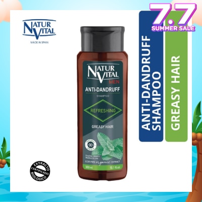 NATURVITAL Anti-Dandruff Shampoo (Greasy Hair) 300ml