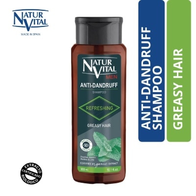 NATURVITAL Anti-Dandruff Shampoo (Greasy Hair) 300ml