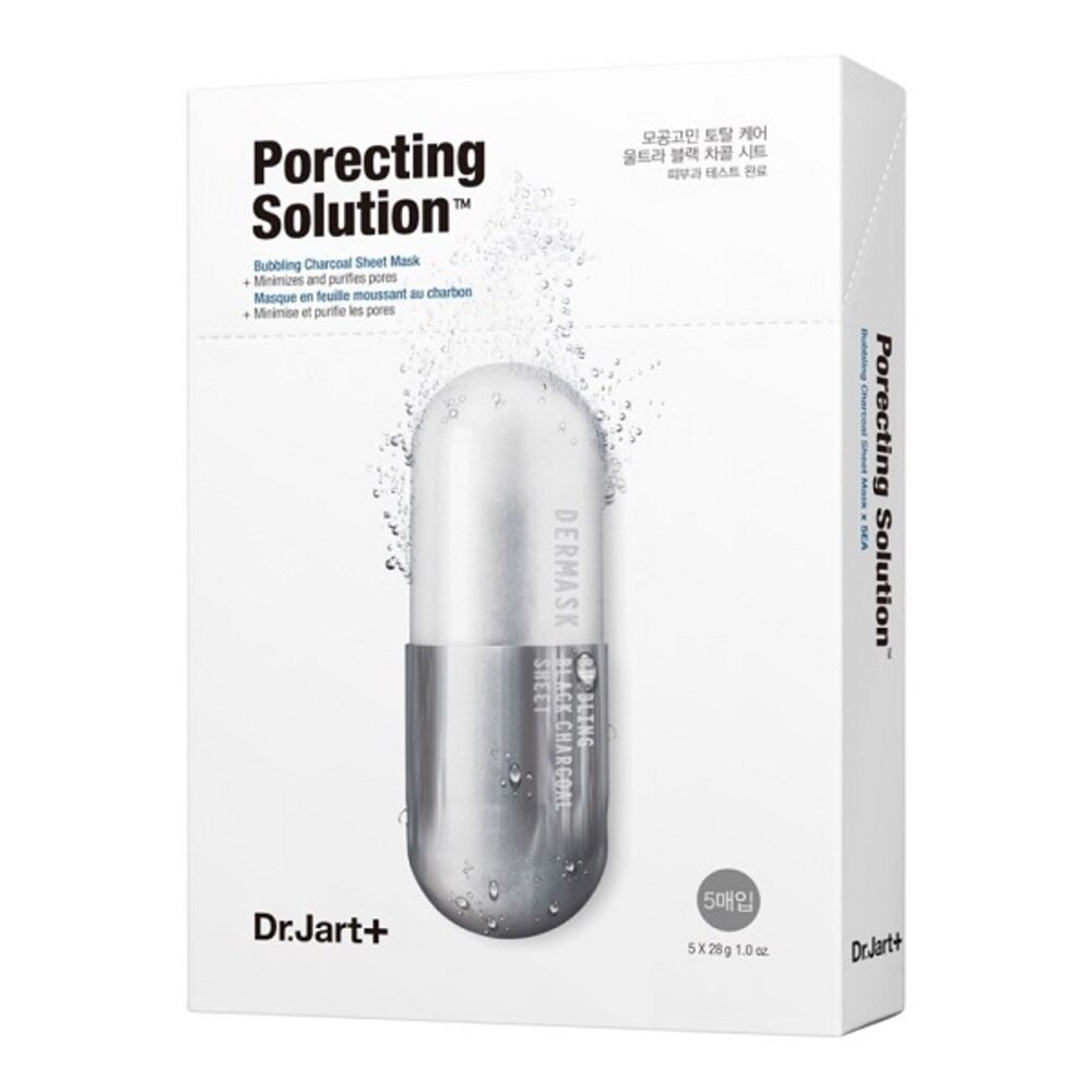Porecting Solution Bubbling Charcoal Sheet Mask 28g x 5s