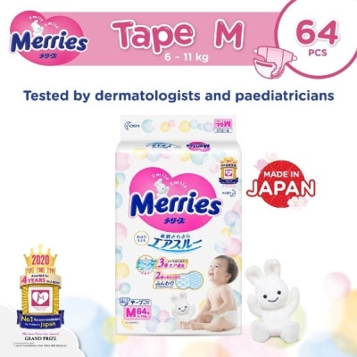 MERRIES Tape Diapers M64