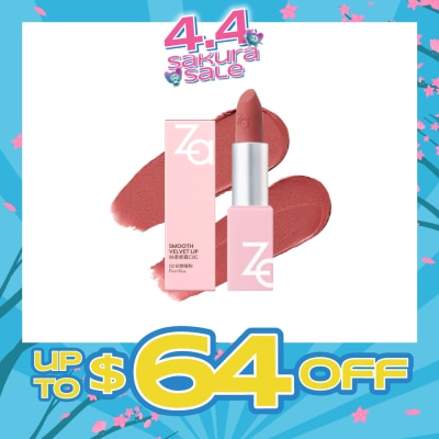 ZA - Smooth Velvet Lip 02 First Kiss 1s