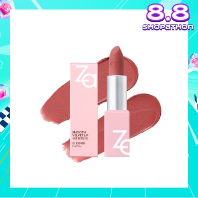 ZA Smooth Velvet Lip 02 First Kiss 1s