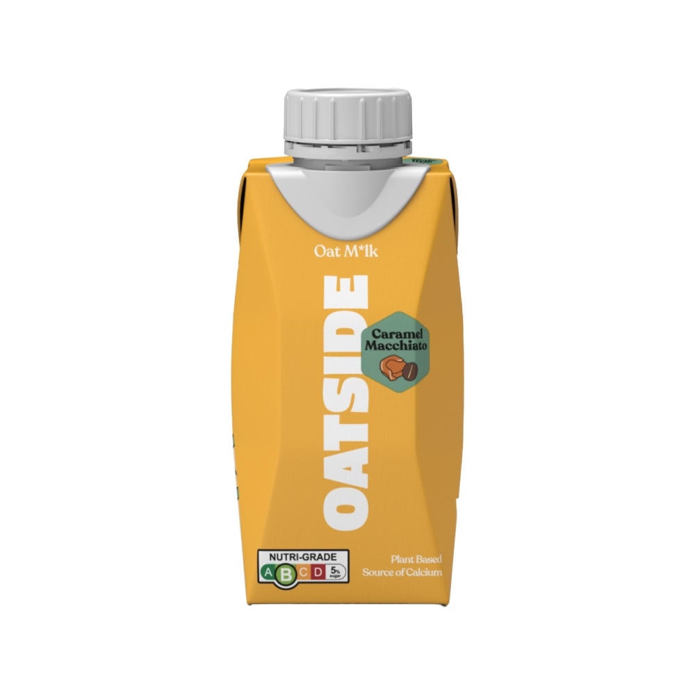 Caramel Macchiato Oat Milk (Dairy Free, Creamy, Zero Added Sugar, Coffee) 200ml x 24s (Per Carton)