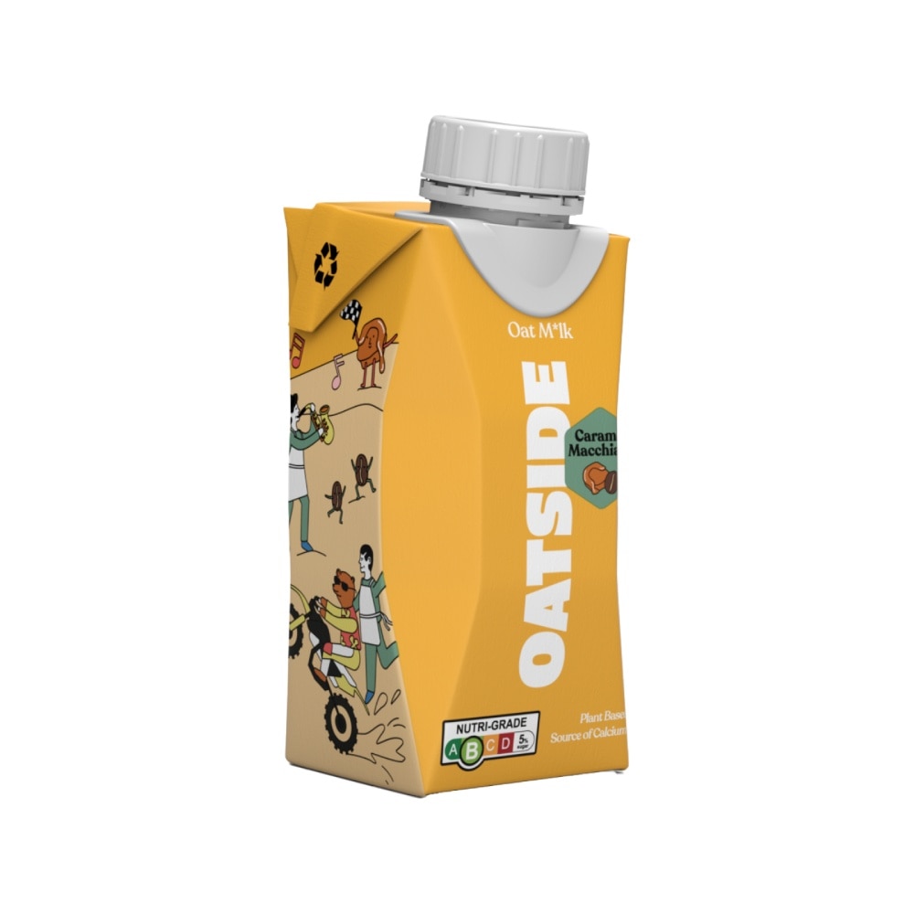 Caramel Macchiato Oat Milk (Dairy Free, Creamy, Zero Added Sugar, Coffee) 200ml x 24s (Per Carton)